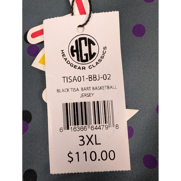 TISA Headgear Classics Bart Basketball Jersey Mens 3XL Tank Top TISA01-BBJ-02 - Picture 6 of 12